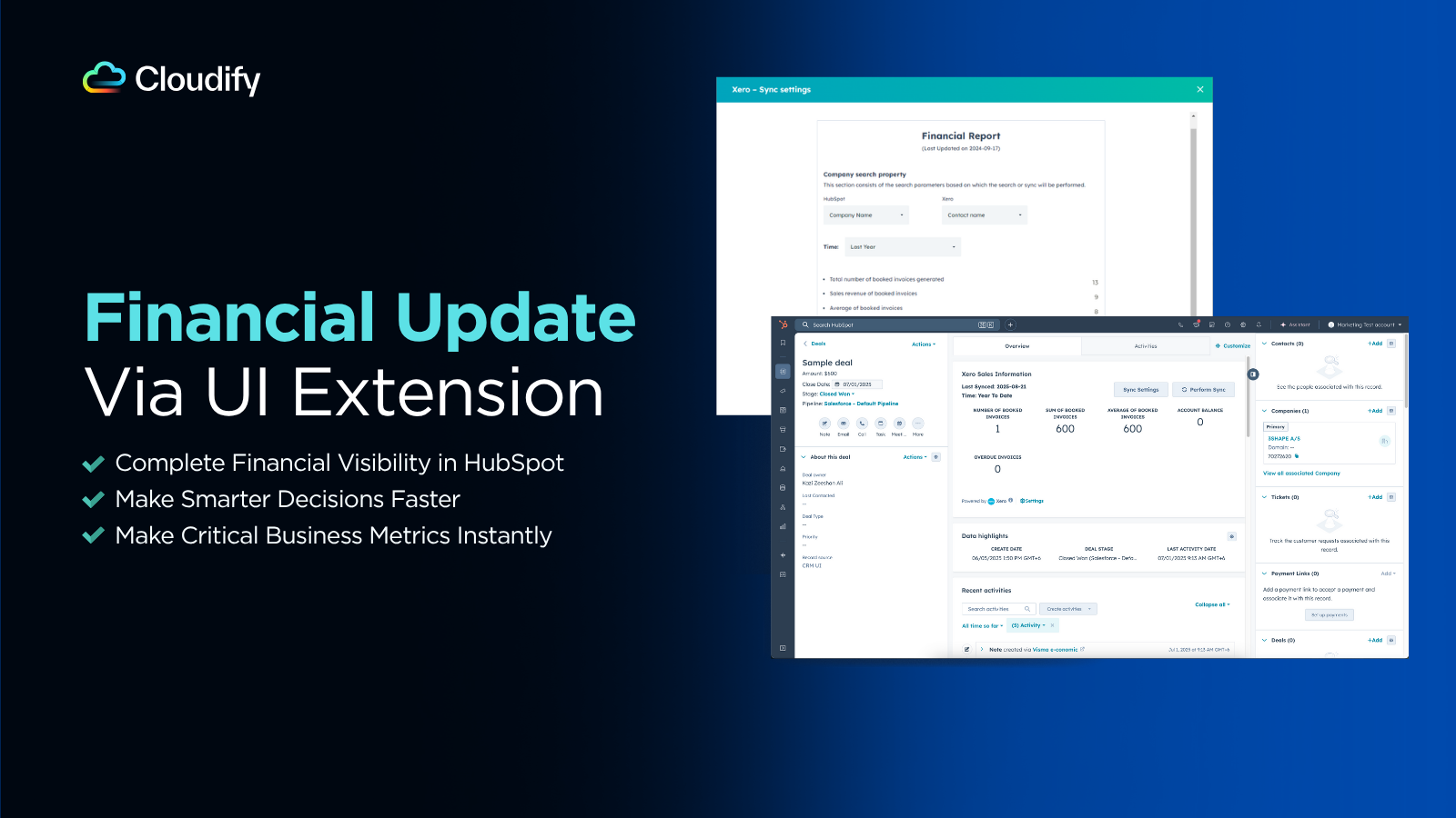 Financial data update