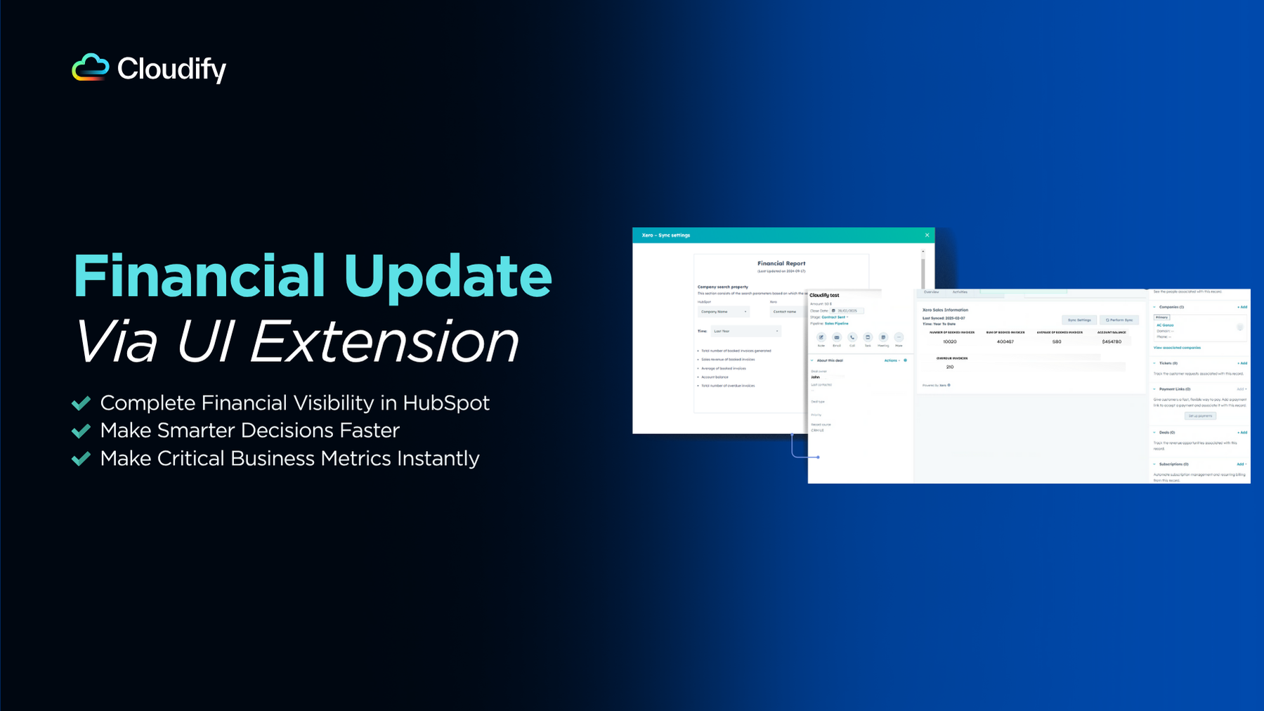 Financial data update